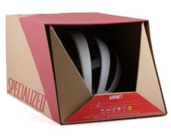 Specialized Airnet Road Helmet W/ MIPS (Dune White/Purple) (S) -Two Wheel Haven 60123 0602 3