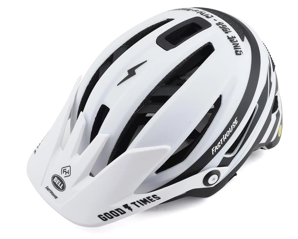 Bell Sixer MIPS Mountain Bike Helmet (Stripes Matte White/Black) (M) 1 Bell Sixer MIPS Mountain Bike Helmet (Stripes Matte White/Black) (M)
