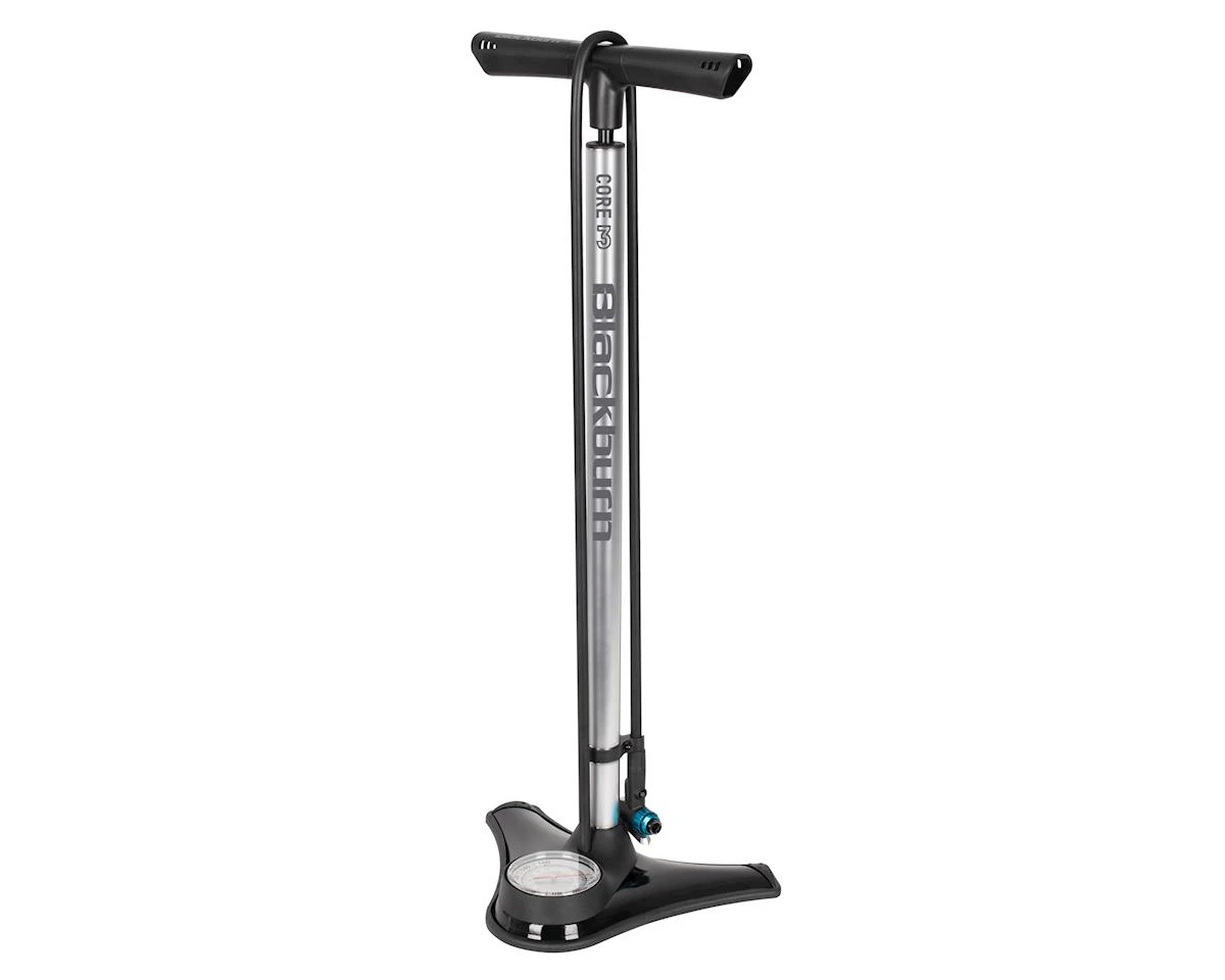Blackburn Core 3 Floor Pump (Silver) 1 Blackburn Core 3 Floor Pump (Silver)