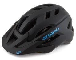 Giro Fixture MIPS II Youth Helmet (Matte Black/Blue) (Universal Youth)