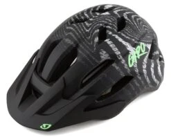 Giro Fixture MIPS II Youth Helmet (Matte Black/White Ripple) (Universal Youth)