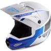 Fly Racing Kinetic Drift Helmet (Blue/Charcoal/White) (Youth S)