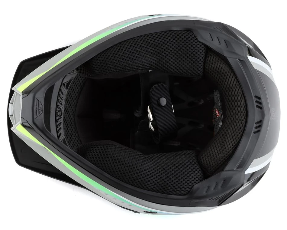 Fly Racing Kinetic Vision Full Face Helmet (Grey/Black) (S) 4 Fly Racing Kinetic Vision Full Face Helmet (Grey/Black) (S) - Image 4