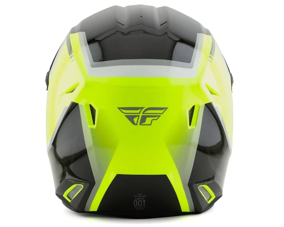 Fly Racing Kinetic Vision Full Face Helmet (Hi-Vis/Black) (Youth S) 2 Fly Racing Kinetic Vision Full Face Helmet (Hi-Vis/Black) (Youth S) - Image 2