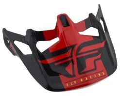 Fly Racing Werx Imprint Visor (Black/Red)