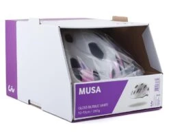 Liv Musa Youth Helmet (White) (Universal Child) (w/ Bug Net) -Two Wheel Haven 800002252 3