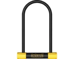 Onguard Bulldog Mini Lean & Mean U-Lock (Black/Yellow) (4.5 X 9")