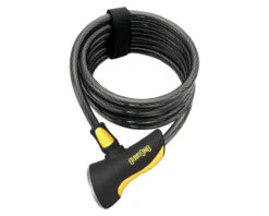 Onguard Doberman Cable Lock With Key (Grey/Black/Yellow) (6' X 10mm)