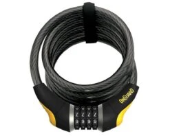 Onguard Doberman Combo Cable Lock (Grey/Black/Yellow) (6' X 12mm)