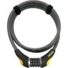Onguard Akita Resettable Combo Cable Lock (Grey/Yellow) (6' X 12mm)