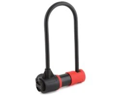 Abus 440A Alarm U-Lock (4 X 9") (Black/Red)