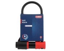 Abus 440A Alarm U-Lock (4 X 9") (Black/Red) -Two Wheel Haven a9826061 3