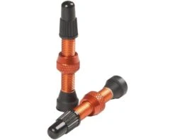 Stan's Alloy Tubeless Valves (Orange) (Pair) (44mm)