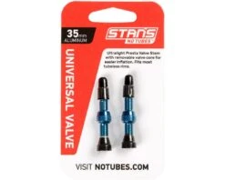 Stan's Alloy Tubeless Valves (Blue) (Pair) (35mm) -Two Wheel Haven as0179 2