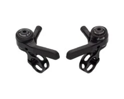 Microshift Thumb Shifters (Black) (Pair) (2/3 X 9 Speed) (Shimano Compatible)