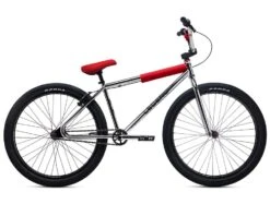 DK Legend 26” BMX Bike (22.4" Toptube) (Chrome/Red)