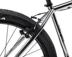 DK Legend 26” BMX Bike (22.4" Toptube) (Chrome/Red) -Two Wheel Haven cb2460 2