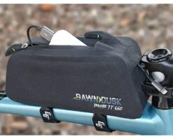 Dawn To Dusk Teklite TT660 Top Tube Bag (Black) (0.66L) -Two Wheel Haven d2100 7