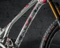 Dyedbro Frame Protection (Long Live Chainsaw) -Two Wheel Haven dbf11193 3