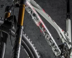 Dyedbro Frame Protection (Long Live Chainsaw) -Two Wheel Haven dbf11193 4