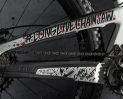 Dyedbro Frame Protection (Long Live Chainsaw) -Two Wheel Haven dbf11193 5