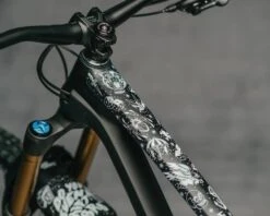 Dyedbro Frame Protection (Old School Tattoo White) -Two Wheel Haven dbf11266 2