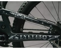 Dyedbro Frame Protection (Old School Tattoo White) -Two Wheel Haven dbf11266 3