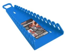 Ernst Manufacturing 15 Wrench Reverse Gripper Organizer (Blue)