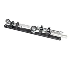 Ernst Manufacturing 3/8” Face Mount Ratchet & Extension Holder (Black) -Two Wheel Haven ern8355 3