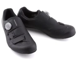 Shimano RC5 Road Bike Shoes (Black) (Wide Version) (40) (Wide) -Two Wheel Haven eshrc502mcl01e40000 3