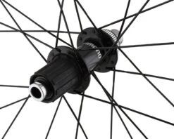 Shimano RS710 C46 Carbon Wheelset (Black) (Shimano/SRAM) (12 X 100, 12 X 142mm) (700c / 622 ISO) (Centerlock) (Tubeless) -Two Wheel Haven ewhrs710c46lfered 2