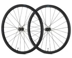 Shimano GRX RX870 Carbon Gravel Wheelset (Black) (Shimano/SRAM) (12 X 100, 12 X 142mm) (700c / 622 ISO) (Centerlock) (Tubeless)