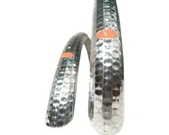 Velo Orange Hammered Aluminum Fender Set (Silver) (For 700c)