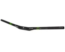 Spank SPIKE 800 Vibrocore Mountain Bike Handlebar (Black/Green) (31.8mm) (15mm Rise) (800mm) (4/8° Sweep)