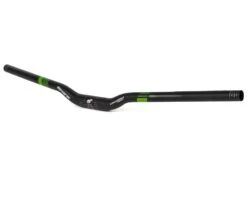 Spank Oozy Trail 780 Vibrocore Handlebar (Black/Green) (31.8mm) (25mm Rise) (780mm) (5/7° Sweep)