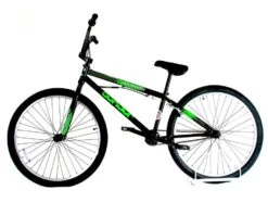 Hoffman Bikes Condor 26" BMX Bike (22.25" Toptube) (Black/Green) -Two Wheel Haven hb2026c 4