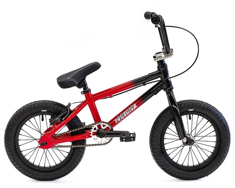 Colony Horizon 14" BMX Bike (13.9" Toptube) (Black/Red Fade) 1 Colony Horizon 14" BMX Bike (13.9" Toptube) (Black/Red Fade)