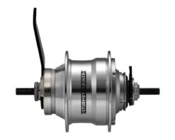 Sturmey Archer Rear Coaster Hub (Silver) (Internal 5 Speed) (13/32" X 135mm) (36H) (Includes Twist Shifter)