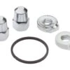 Shimano Rear Hub Nuts, Cog Snap Ring, & Non-Turn Washers (Alfine And Nexus) (For Track Type Dropouts)