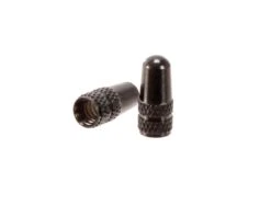 Alligator Alloy Presta Valve Caps (Black) (2)