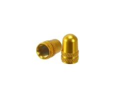 Alligator Alloy Shrader Valve Caps (Gold) (2)