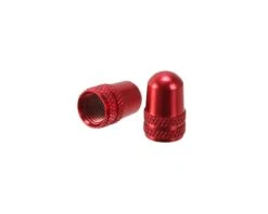 Alligator Alloy Shrader Valve Caps (Red) (2)