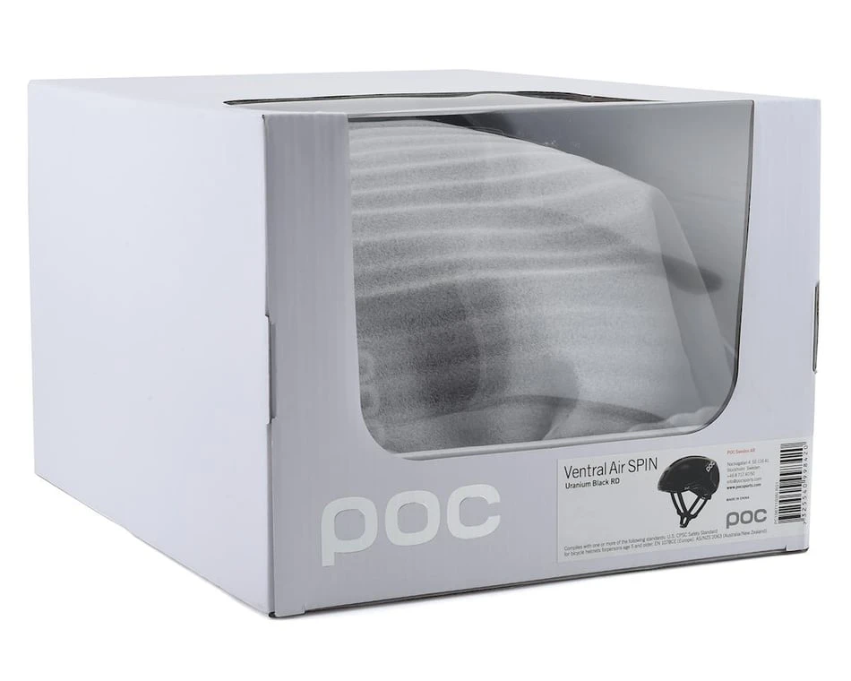 POC Ventral Air SPIN Helmet (Uranium Black Raceday) (M) 4 POC Ventral Air SPIN Helmet (Uranium Black Raceday) (M) - Image 4