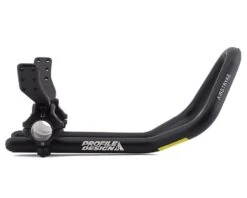 Profile Design Airstryke II Aluminum Aerobar (Black) (Ergo Armrests, L2 Flip-Up Bracket) -Two Wheel Haven rhas31 2