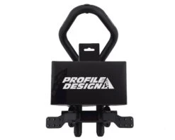 Profile Design Airstryke II Aluminum Aerobar (Black) (Ergo Armrests, L2 Flip-Up Bracket) -Two Wheel Haven rhas31 6