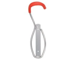 Delta Leonardo Wall Storage Rack (Silver/Red) (No Wheel Tray) (1 Bike)