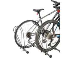 Delta Shop Rack Adjustable Floor Stand W/ Wheels (Holds One Bike) -Two Wheel Haven rs8601 2