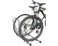 Delta Shop Rack Adjustable Floor Stand W/ Wheels (Holds One Bike) -Two Wheel Haven rs8601 3