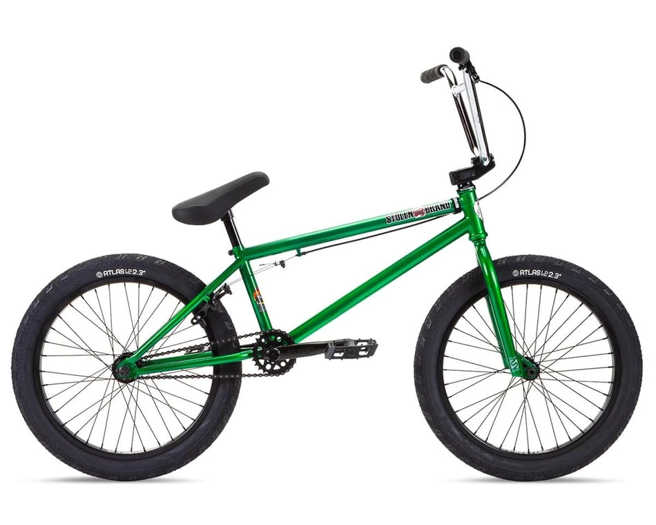 Stolen 2022 Heist 20" BMX Bike (21" Toptube) (Dark Green/Chrome) 1 Stolen 2022 Heist 20" BMX Bike (21" Toptube) (Dark Green/Chrome)
