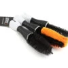Spin Doctor Bicycle Cleaning Brush Set (Black) (3-Piece)
